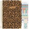 bloom daily planners 2024 Hard Cover Planner, 5.5" x 8.25", Leopard, Brown